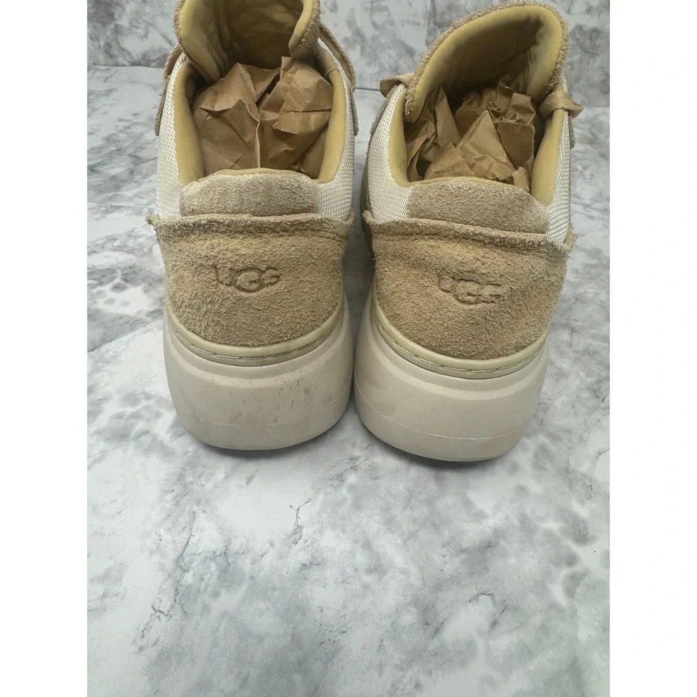 UGG Marin Lace Sand White Suede Platform chunky /Y2k /90's Sneakers 8.5